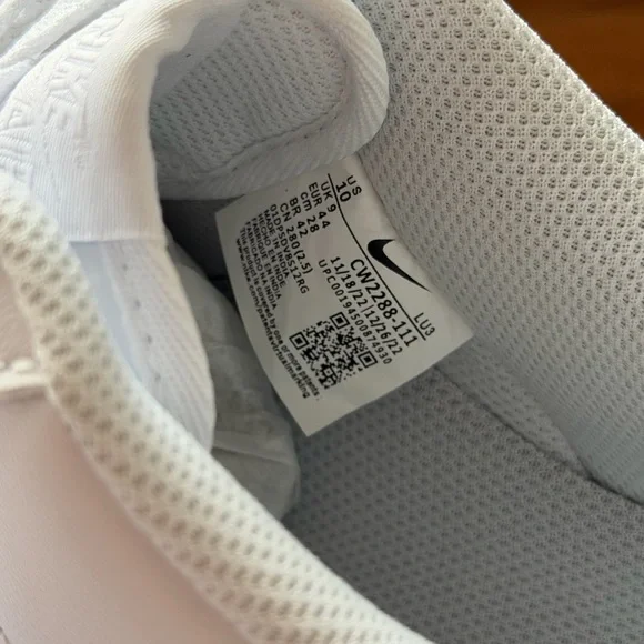 Nike Men's All-White Sneakers - Picture 3 of 4